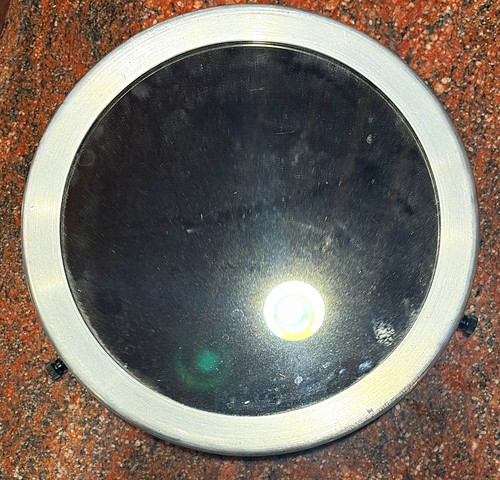 Clear round circular glass - round,